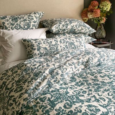 Anichini June Floral Linen Duvet Covers And Shams