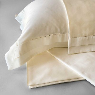 Anichini Lucrezia Italian Sateen Sheet Sets in Ivory