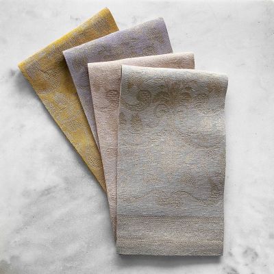 MELANIA LINEN TOWELS, WITH HEMSTITCH