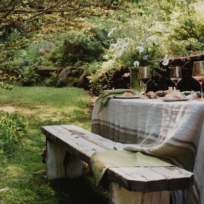 Patch Linen Tablecloths
Rustic, Linen Tablecloths &amp; Runners
Patch rustic striped linen tablecloths 
