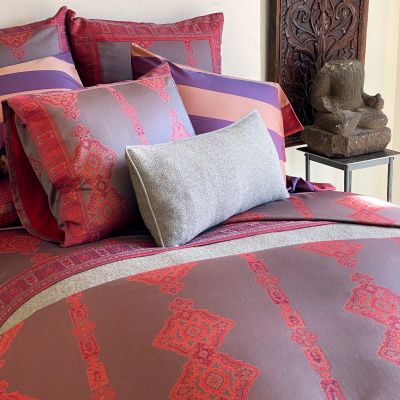 PERSIA SHEETS IN BLOOD RED REVERSE