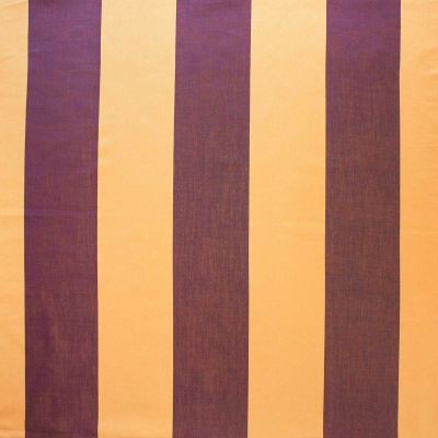 Anichini Persia Wide Stripe Jacquard Fabric By The Yard In Orange Reverse