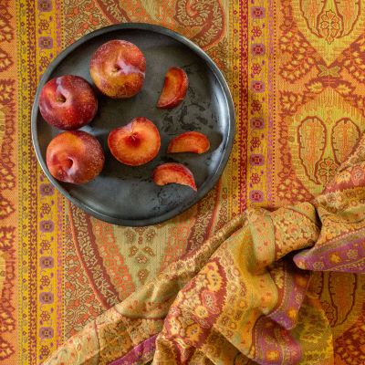 Anichini Taj Paisley Jacquard Table Linens
Reversible Table Linens
Paisley table linens napkins tablecloths rust sage anichini 
