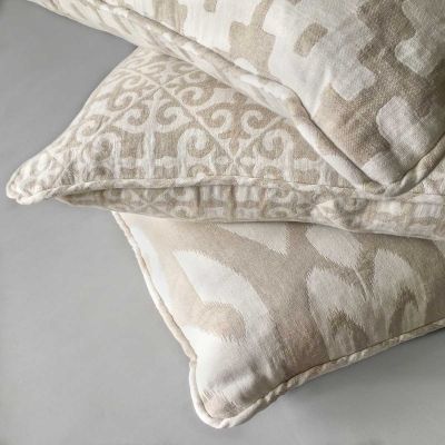 Anichini Tokkat Cross Design Linen Pillows