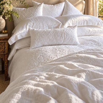 Anichini Vita Washed Linen Modern Rustic Sheeting