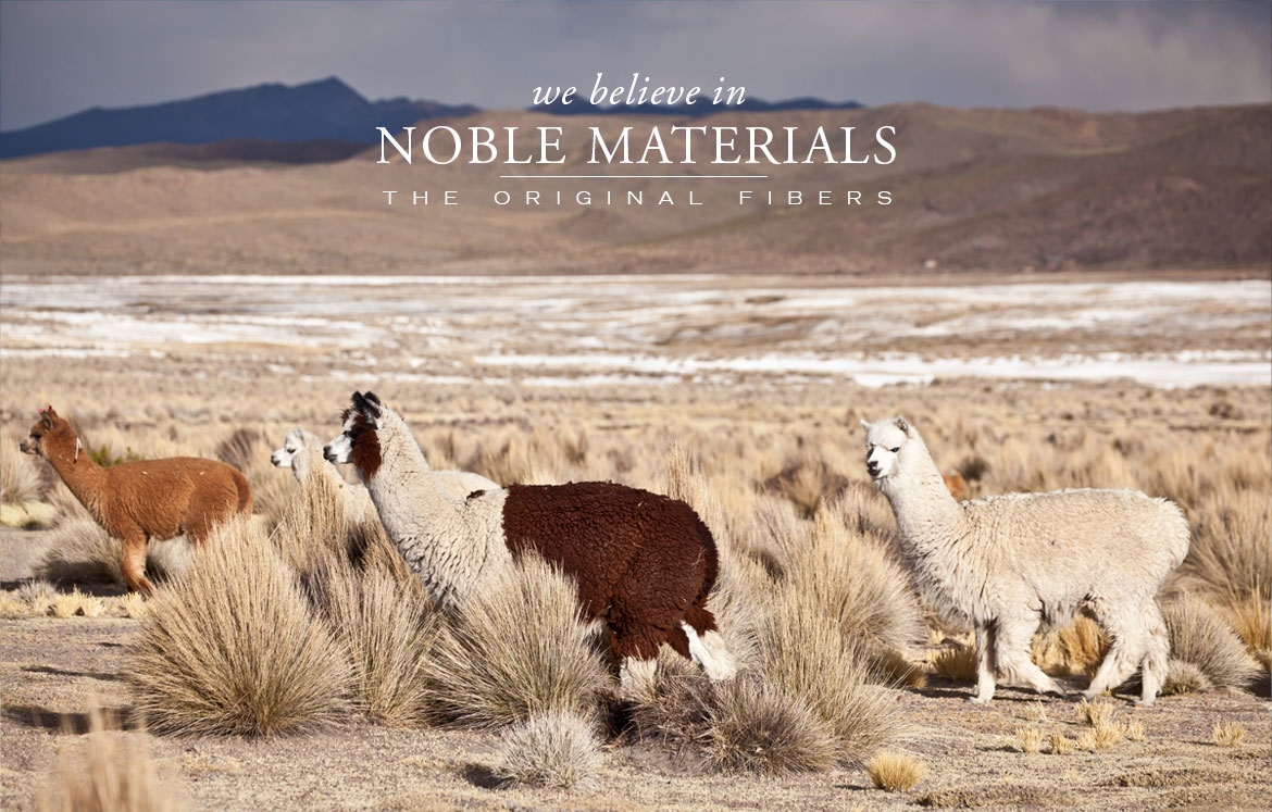ANICHINI believes in Noble Materials - The Original Fibers