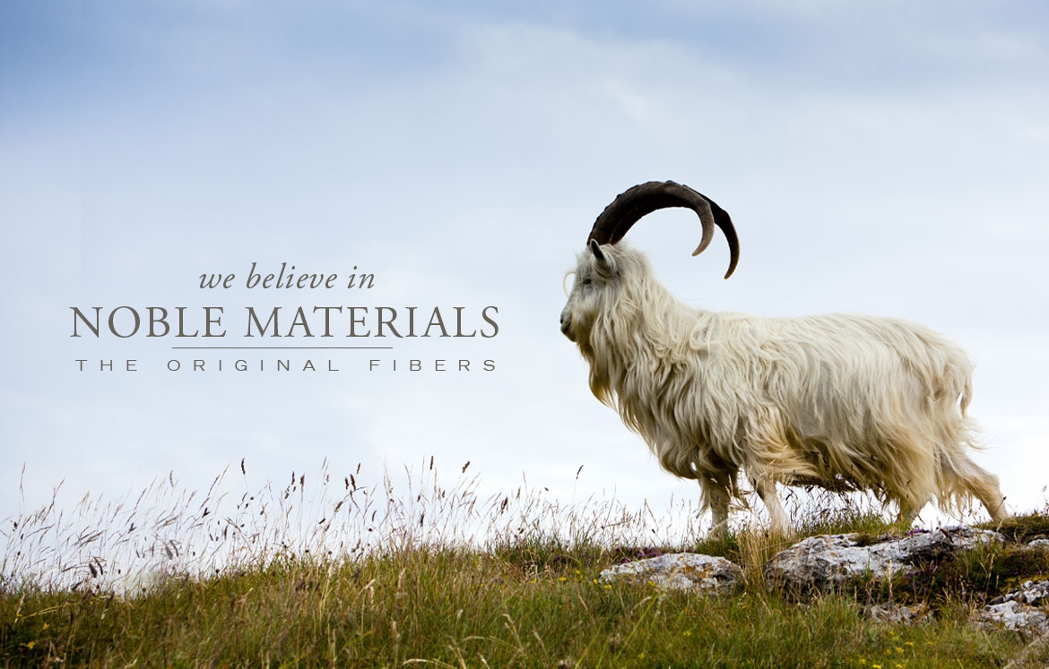 ANICHINI believes in Noble Materials - The Original Fibers - Cashmere Goat