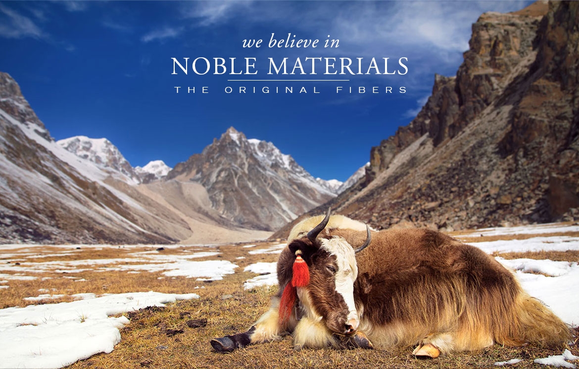 ANICHINI believes in Noble Materials - The Original Fibers - Yak Wool